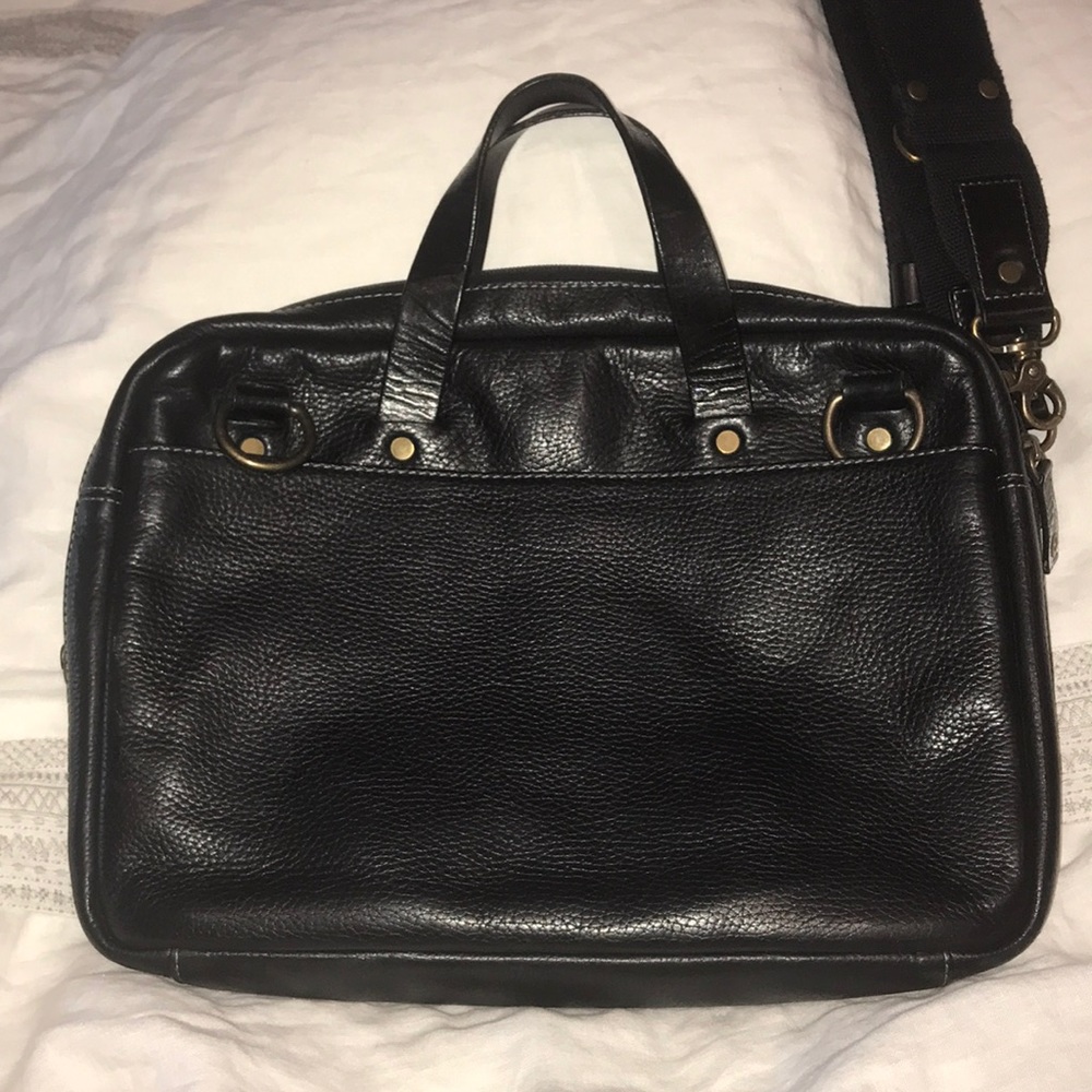 Cole Haan pebbled leather satchel. Lovey interior